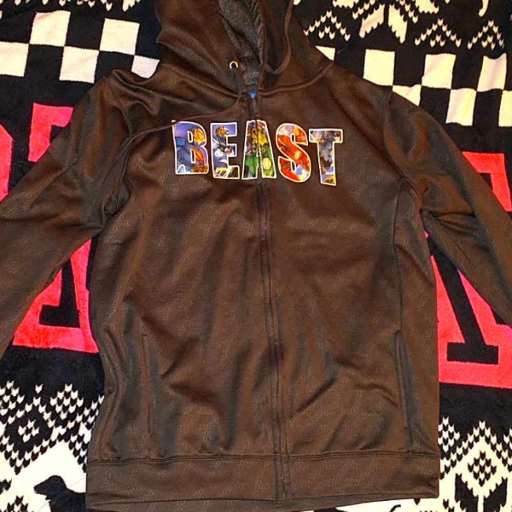 Mens DC Beast zip up thin sweat shirt